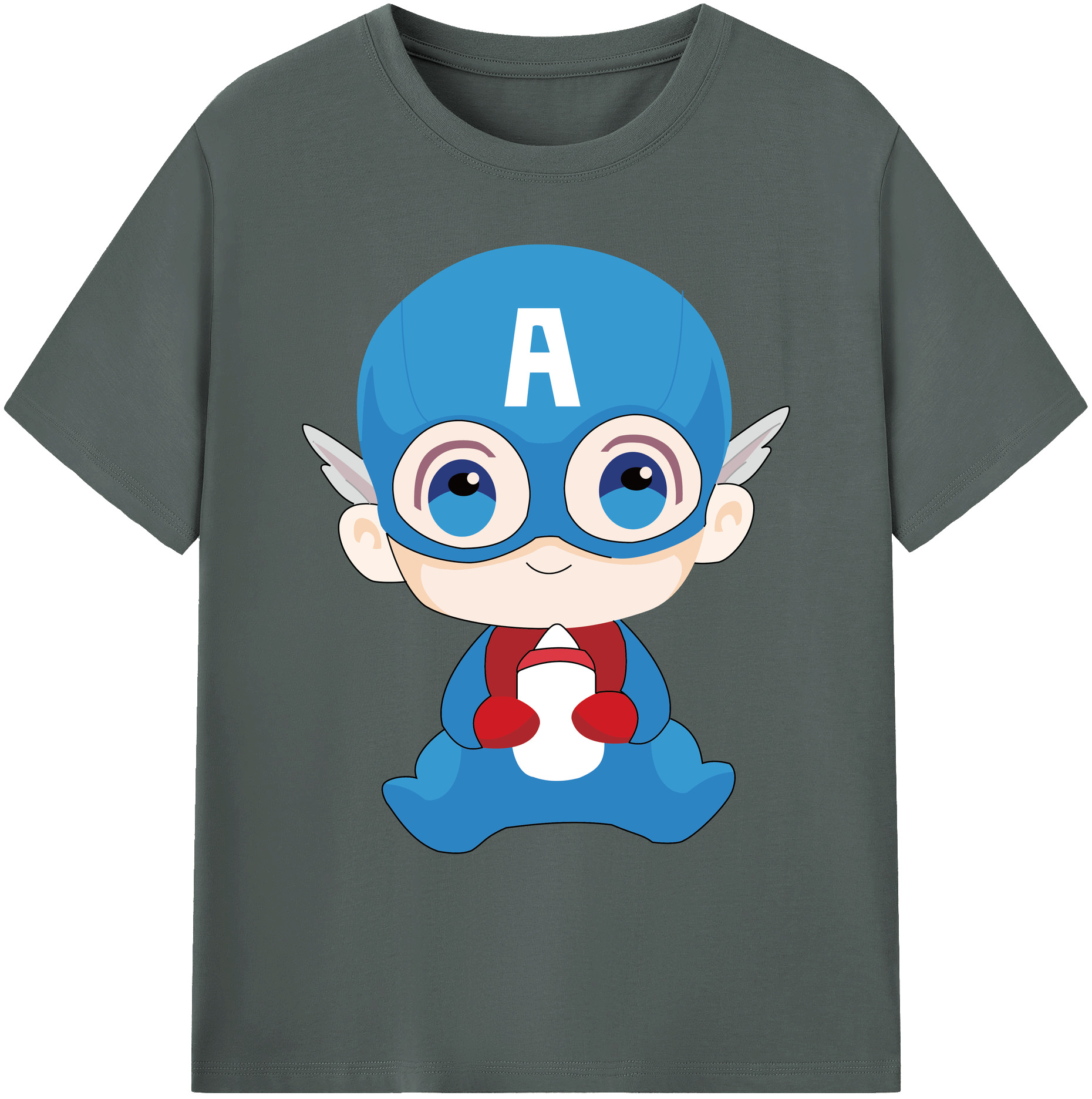（画像用） アベンジャーズ The Avengers 綿100％ メンズ半袖Tシャツ｜肌触りやわらか＆通気性